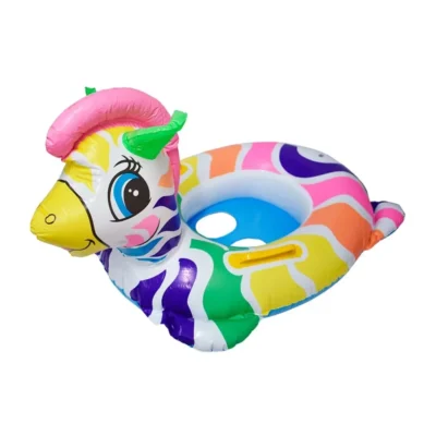 [GD] 80cm Multicolor Zebra Shape Inflatable Baby Lifebuoy with Handles / Baby Boat / YYQ-188 / YYQ-270