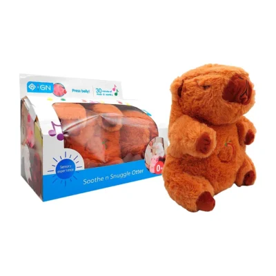 [GD] Plush capybara box with breathing simulation, light and music, variety of colors and designs / f1-197